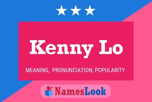 Kenny Lo 名字海报