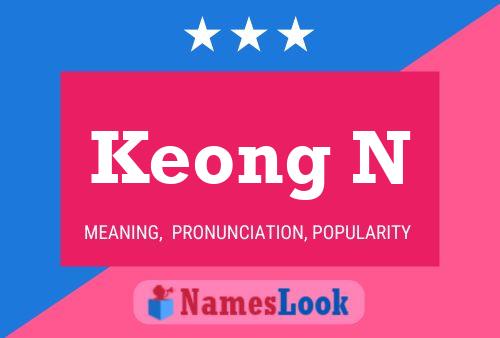 Keong N 名字海报