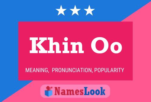 Khin Oo 名字海报