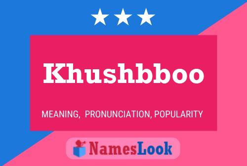 Khushbboo 名字海报