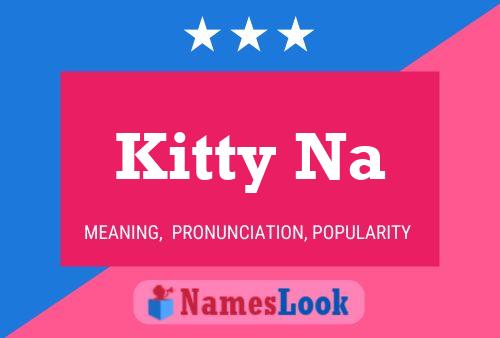 Kitty Na 名字海报