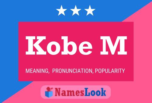 Kobe M 名字海报