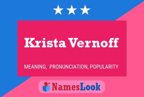 Krista Vernoff 名字海报