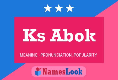 Ks Abok 名字海报