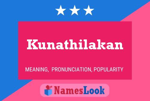 Kunathilakan 名字海报