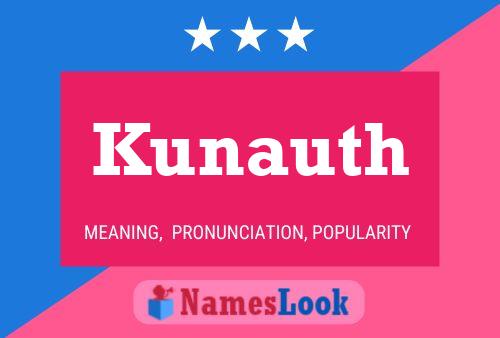 Kunauth 名字海报