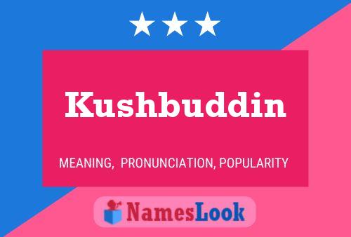 Kushbuddin 名字海报