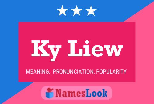 Ky Liew 名字海报