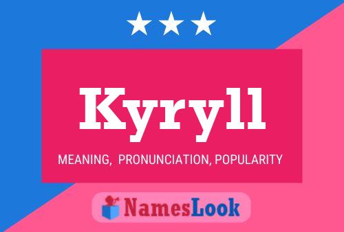 Kyryll 名字海报