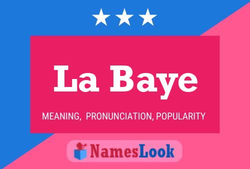 La Baye 名字海报