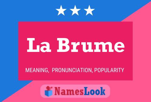 La Brume 名字海报