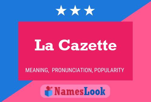 La Cazette 名字海报