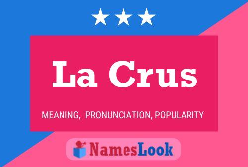 La Crus 名字海报