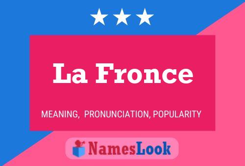 La Fronce 名字海报