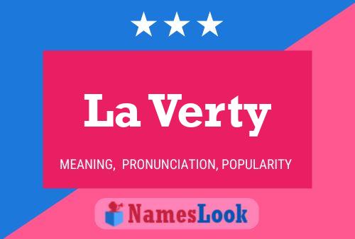 La Verty 名字海报