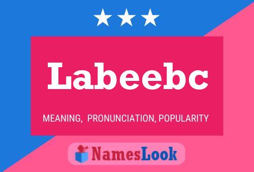 Labeebc 名字海报