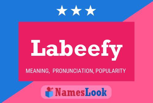 Labeefy 名字海报