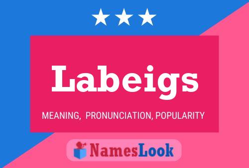 Labeigs 名字海报