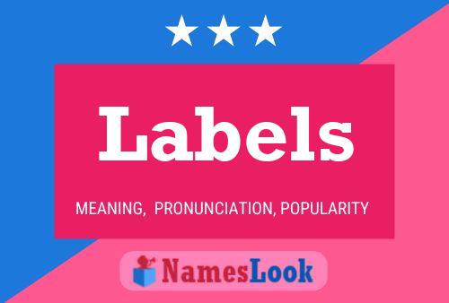 Labels 名字海报