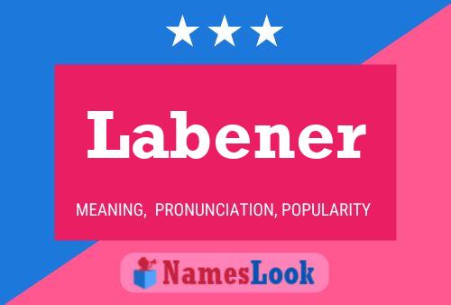 Labener 名字海报