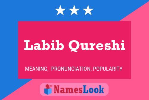 Labib Qureshi 名字海报