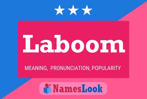 Laboom 名字海报