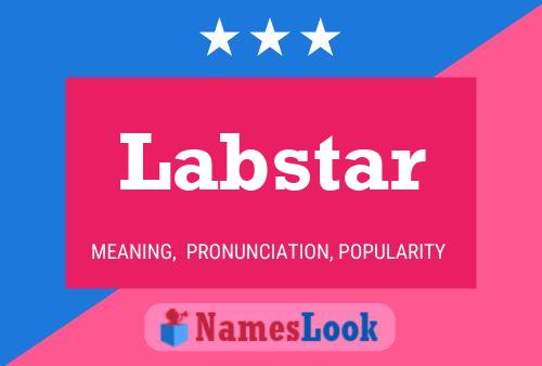 Labstar 名字海报