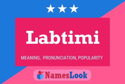 Labtimi 名字海报