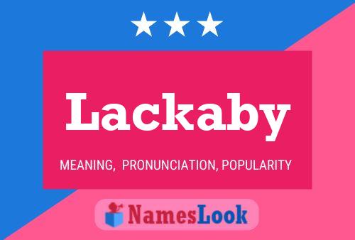 Lackaby 名字海报