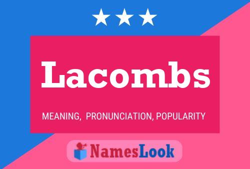 Lacombs 名字海报