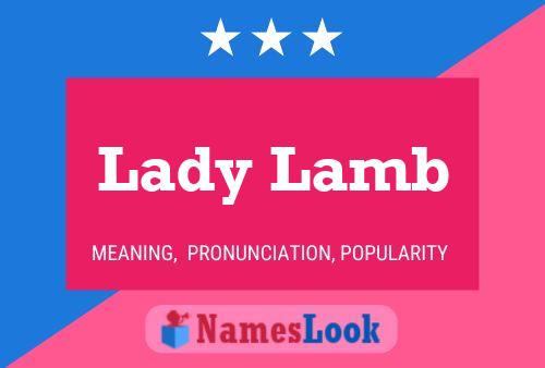 Lady Lamb 名字海报