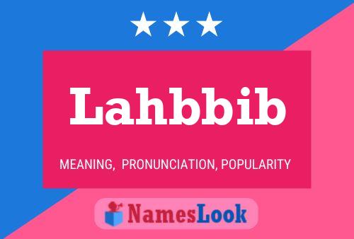 Lahbbib 名字海报