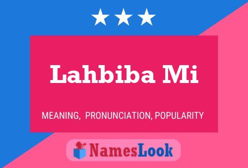 Lahbiba Mi 名字海报