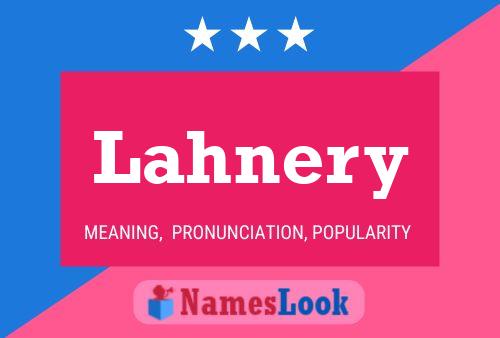 Lahnery 名字海报