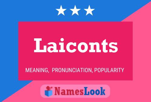 Laiconts 名字海报