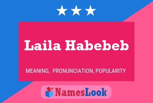 Laila Habebeb 名字海报