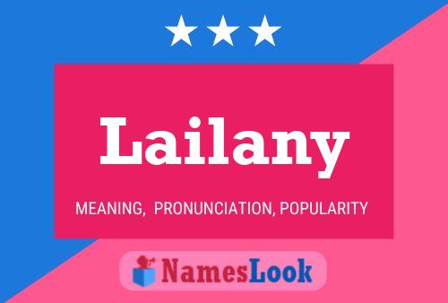 Lailany 名字海报