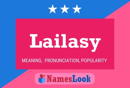 Lailasy 名字海报