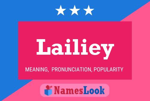 Lailiey 名字海报