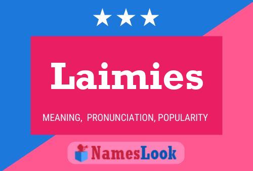 Laimies 名字海报