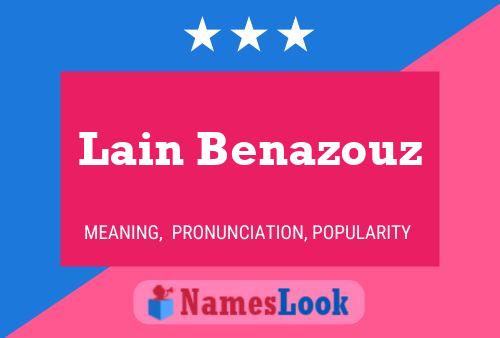 Lain Benazouz 名字海报