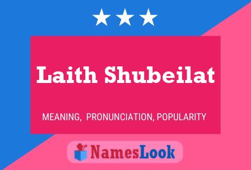 Laith Shubeilat 名字海报