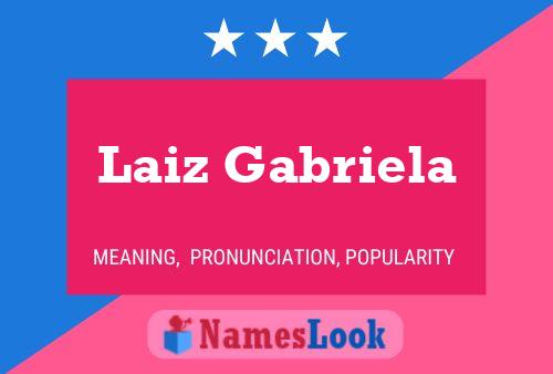 Laiz Gabriela 名字海报