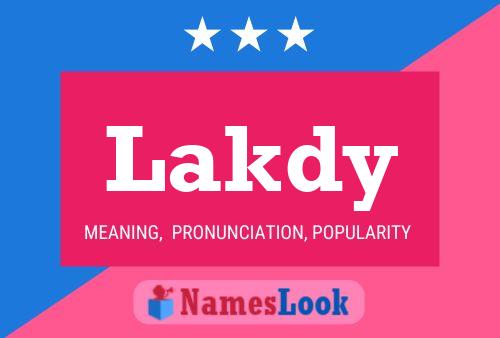 Lakdy 名字海报