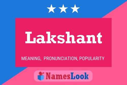 Lakshant 名字海报