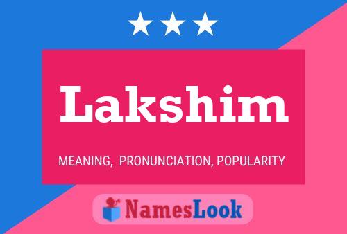 Lakshim 名字海报