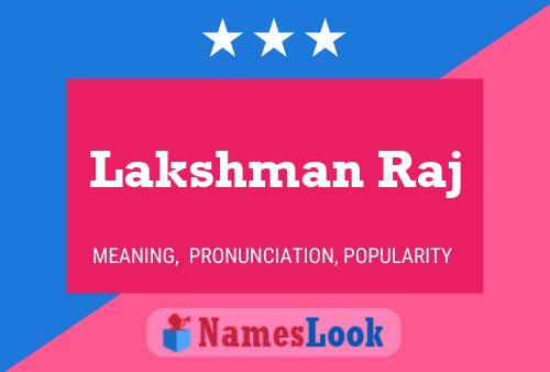 Lakshman Raj 名字海报