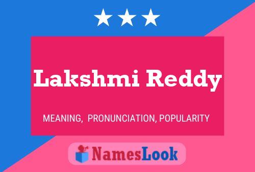 Lakshmi Reddy 名字海报