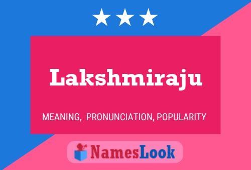 Lakshmiraju 名字海报