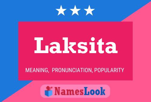 Laksita 名字海报